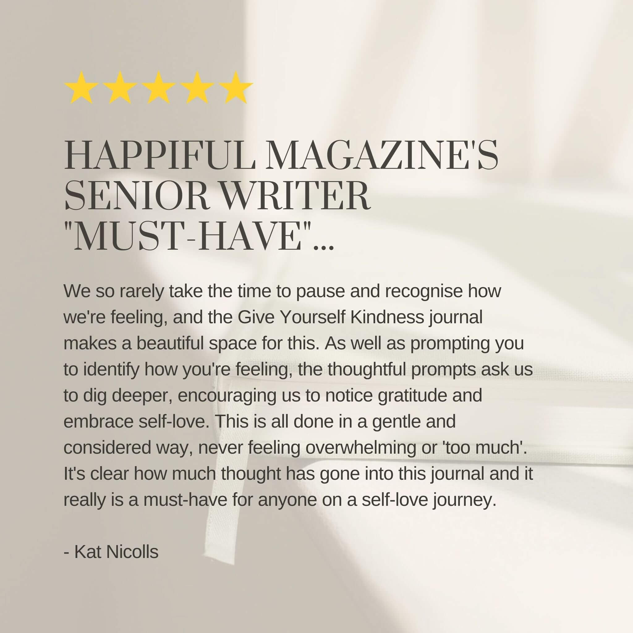 self-compassion journal happiful review