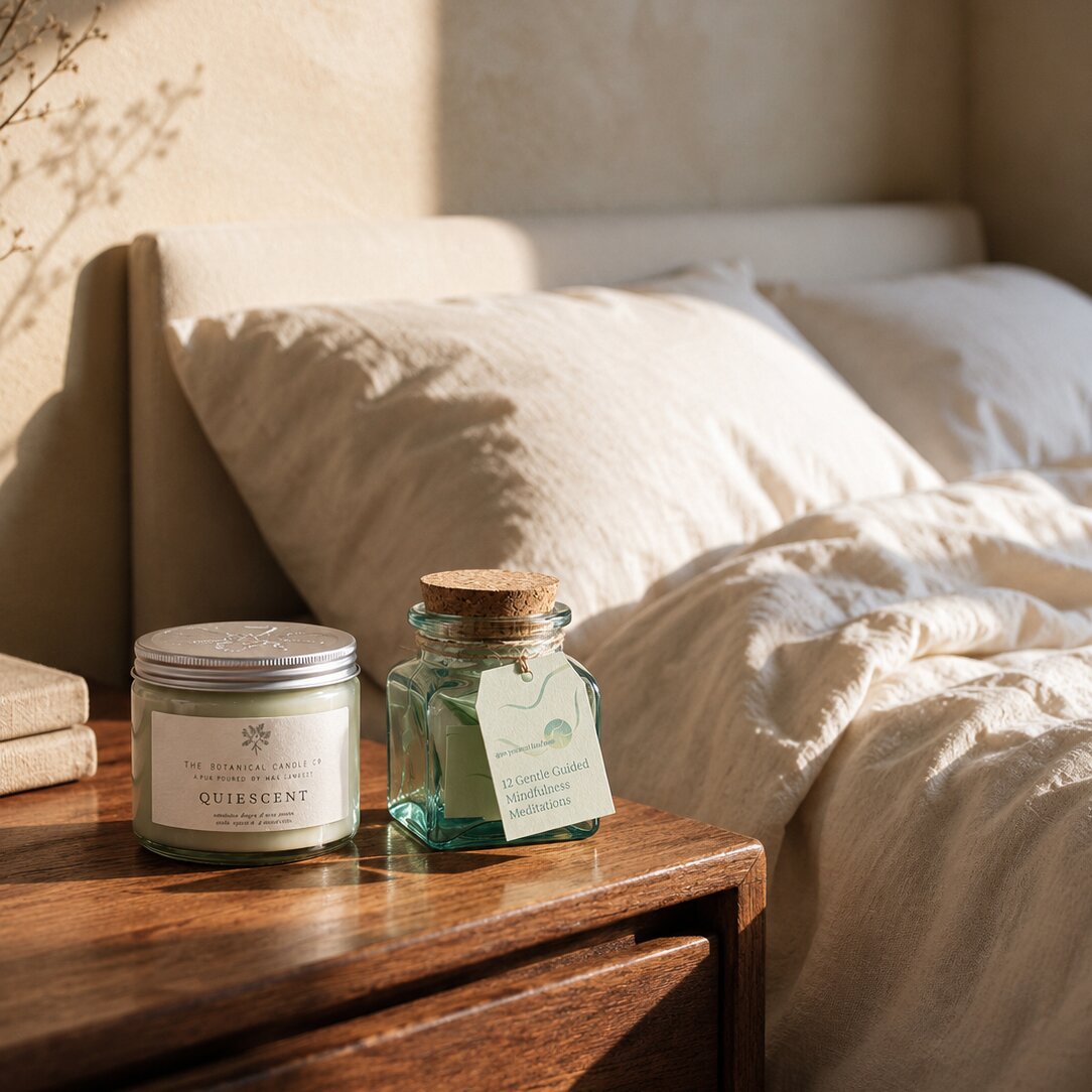 give yourself kindness journal and give yourself kindness candle