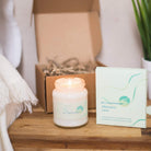 new mum gift box candle and affirmation cards