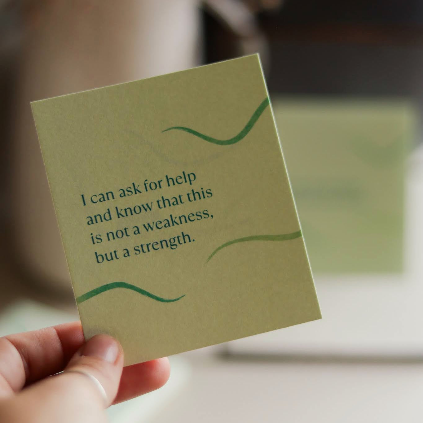 new mum affirmation cards courage