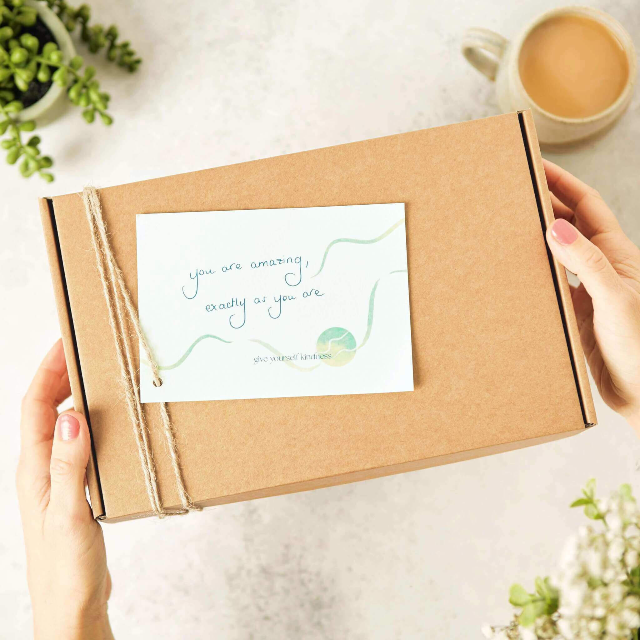 self-compassion gift box you are amazing