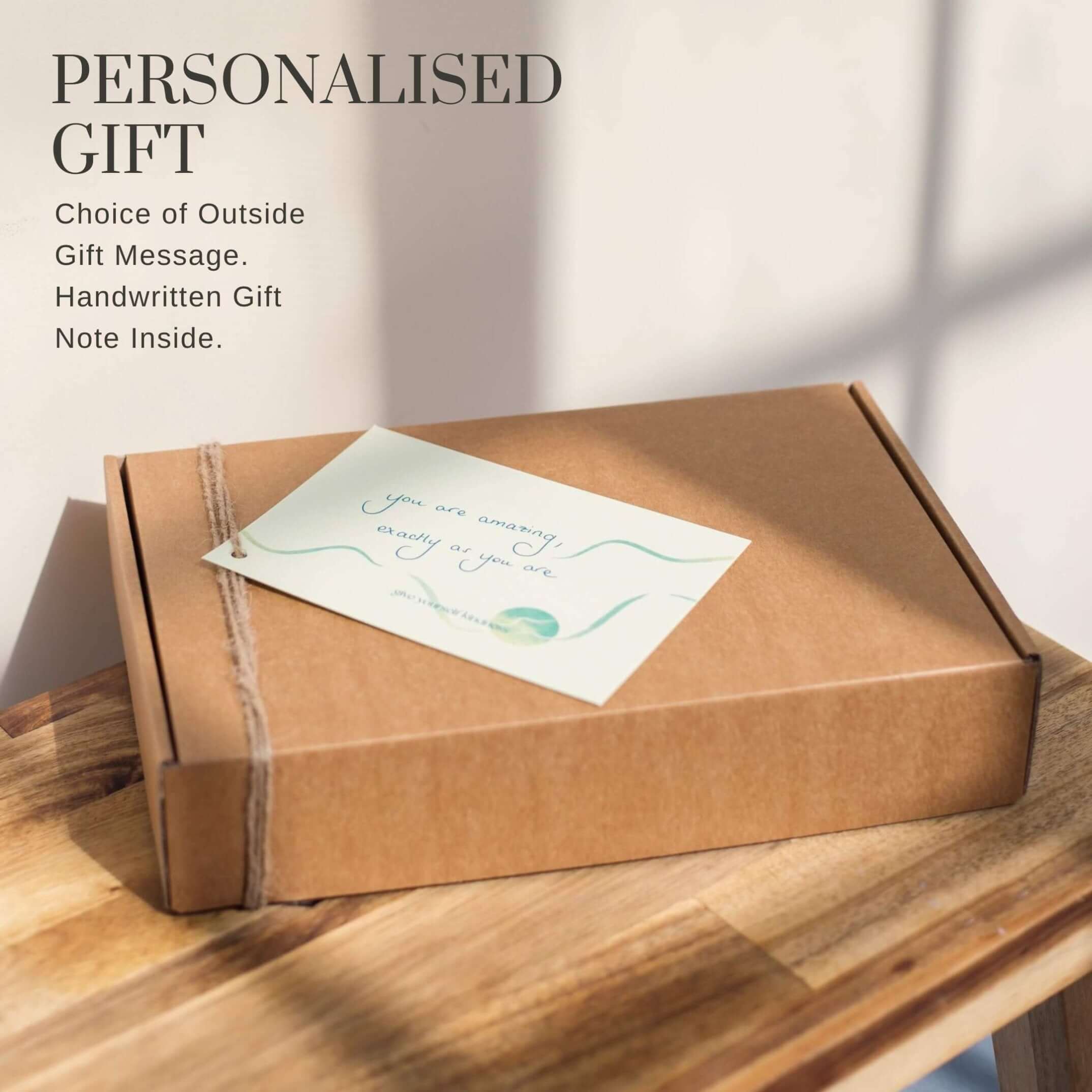 self-compassion gift box personalised gift message