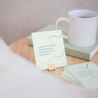 sleep affirmation cards inside sleep gift box
