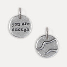 you are enough charm on keyring